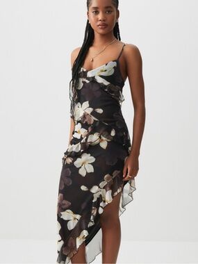 Ardene Floral Ruffle Dress